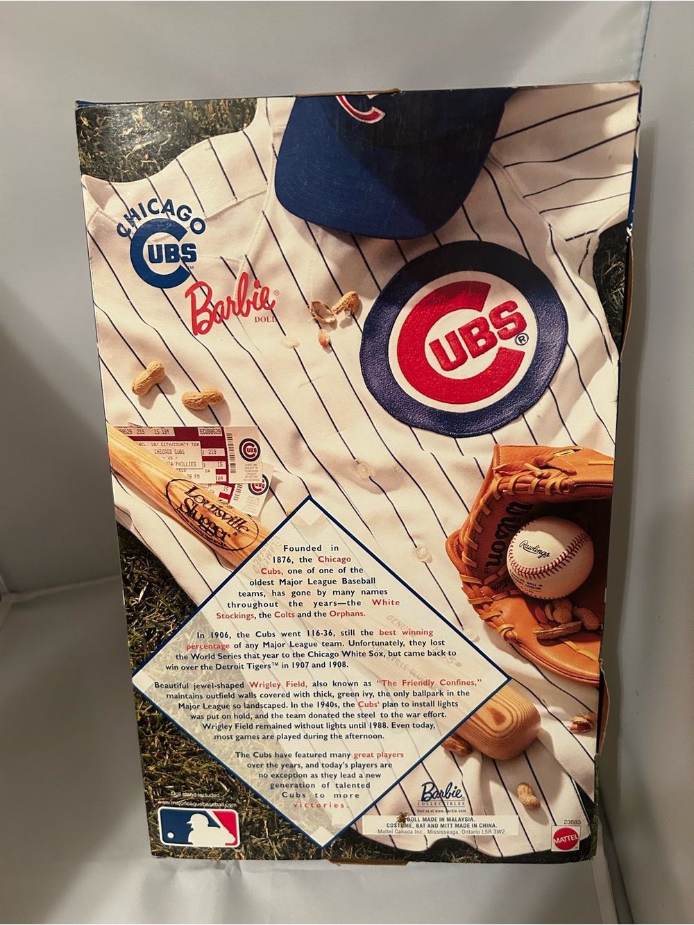 Barbie Chicago Cubs Blue Jacket & Cap Doll - Picture 7 of 9